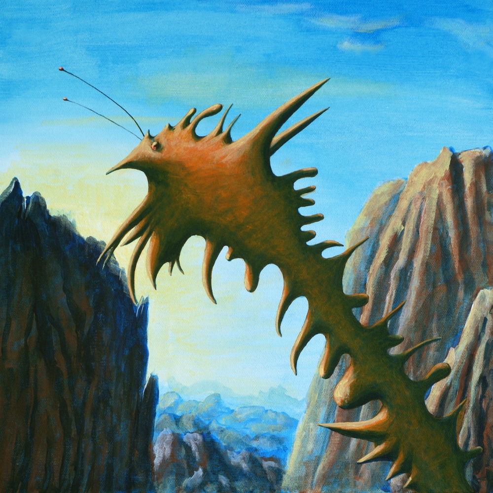 Sprężyrdzaw nieśmiały o poranku